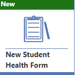 new student health form button